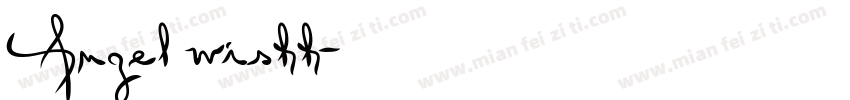 Angel wishh字体转换